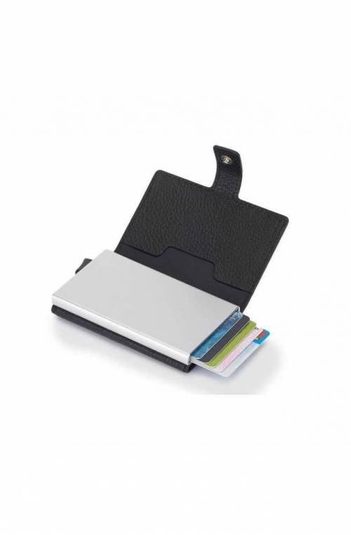 PIQUADRO Titular de la tarjeta Modus Unisex Negro - PP5649MOSR-N