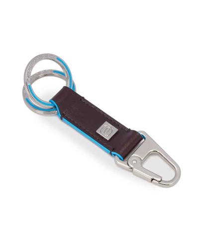 PIQUADRO Schluesselring Blu Square Braun Unisex - PC5966B2-MO