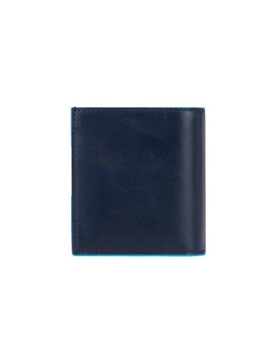 PIQUADRO Wallet blue square Male Leather Blue - PU5963B2R-BLU2