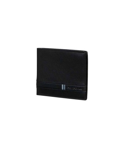 SAMSONITE Geldbörse FLAGGED Herren Leder Schwarz - KH4-09001
