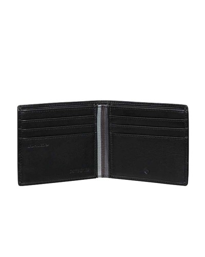 SAMSONITE Geldbörse FLAGGED Herren Leder Schwarz - KH4-09001