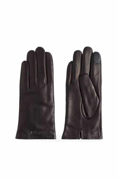 CALVIN KLEIN Gloves Unisex Leather Black - K60K608652BAX-M-L
