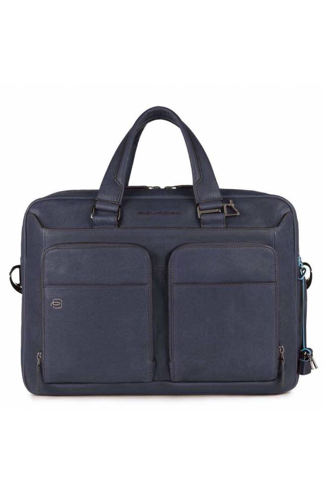 PIQUADRO Bag BLACK SQUARE Male Leather Blue- CA2849B3-BLU4