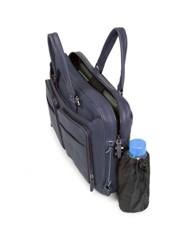 PIQUADRO Bag BLACK SQUARE Male Leather Blue- CA2849B3-BLU4