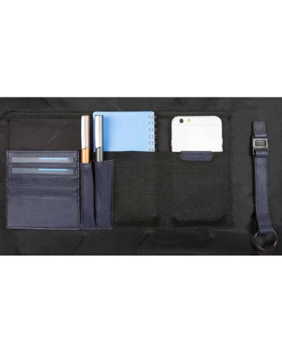 PIQUADRO Bag BLACK SQUARE Male Leather Blue- CA2849B3-BLU4