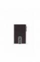 PIQUADRO Cardholder Black Square Black Leather - PP5585B3R-N