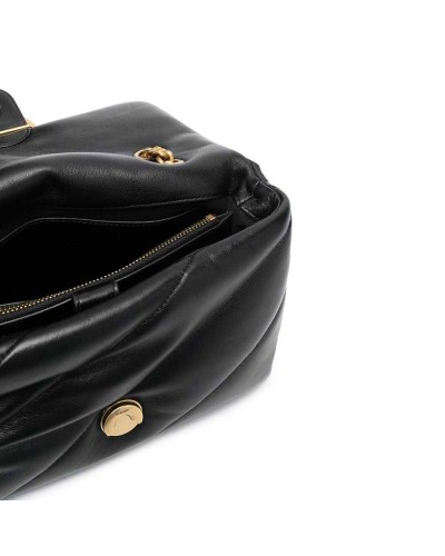 Borsa PINKO LOVE CLASSIC PUFF Donna Pelle Nero - 100038-A0F2-Z99Q