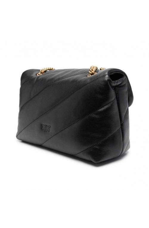 Borsa PINKO LOVE CLASSIC PUFF Donna Pelle Nero - 100038-A0F2-Z99Q