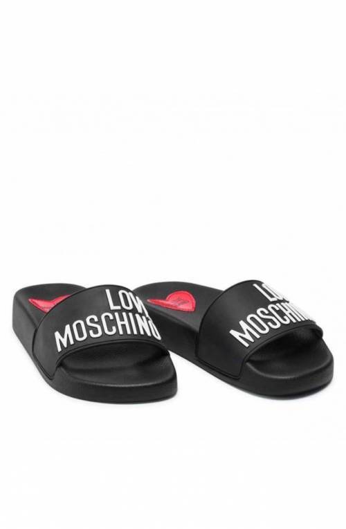 LOVE MOSCHINO Shoes Slippers Female Black 36 - JA28052G1GI14000-36