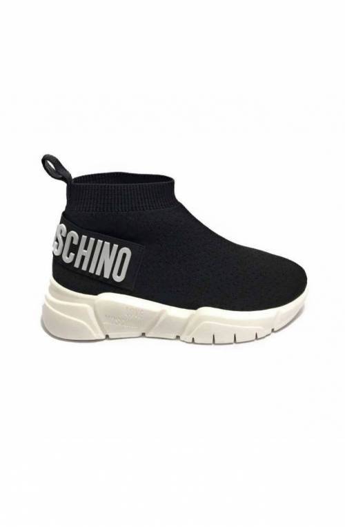 LOVE MOSCHINO Shoes RUNNING35 Sneakers Female Black White - JA15483G1GIZE000-39