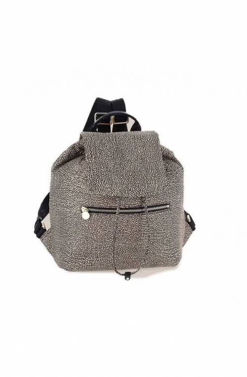 BORBONESE Backpack Female Natural, Black - 934486-I15-X11