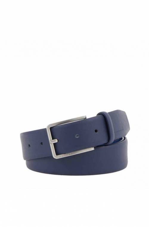 PIQUADRO Belt Alvar Male Leather Blue - CU6182S128-BLBL