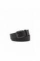 PIQUADRO Belt Black Square Male Leather Adjustable Black - CU6184B3-N