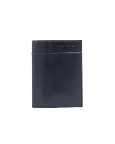 PIQUADRO Cartera B2 Revamp Hombre Cuero Azul - PU1393B2VR-BLU