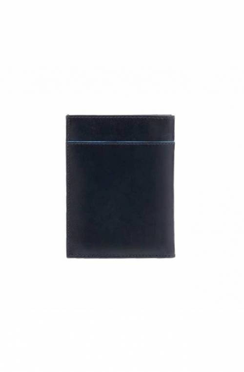 PIQUADRO Cartera B2 Revamp Hombre Cuero Azul - PU1393B2VR-BLU