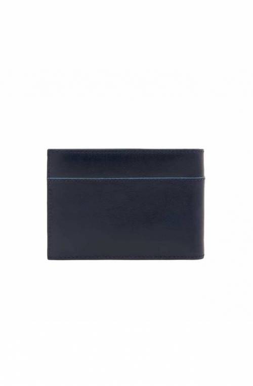 PIQUADRO Wallet B2 Revamp Male Leather Blue - PU257B2VR-BLU