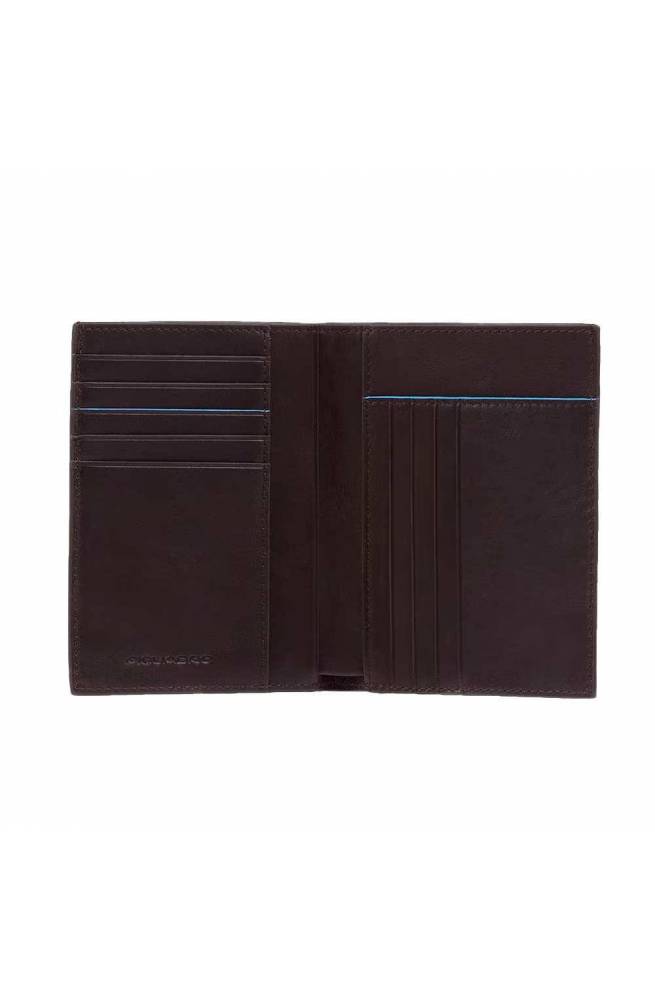 PIQUADRO Wallet B2 Revamp Male Leather Brown - PU1393B2VR-MO