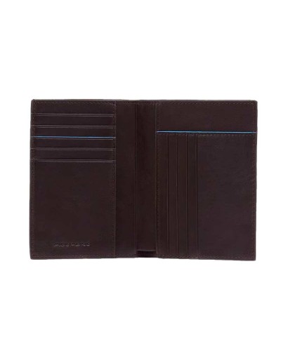 PIQUADRO Wallet B2 Revamp Male Leather Brown - PU1393B2VR-MO