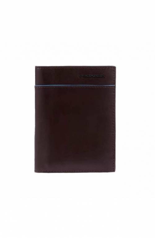 PIQUADRO Wallet B2 Revamp Male Leather Brown - PU1393B2VR-MO
