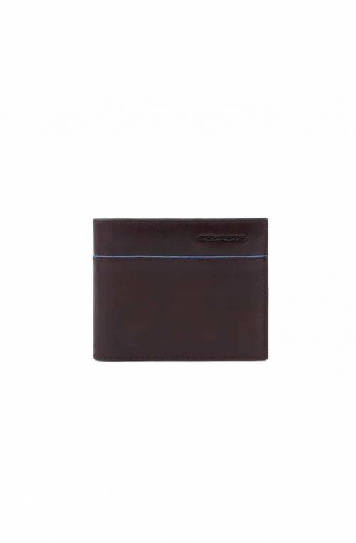 PIQUADRO Wallet B2 Revamp Male Leather Brown - PU4188B2VR-MO