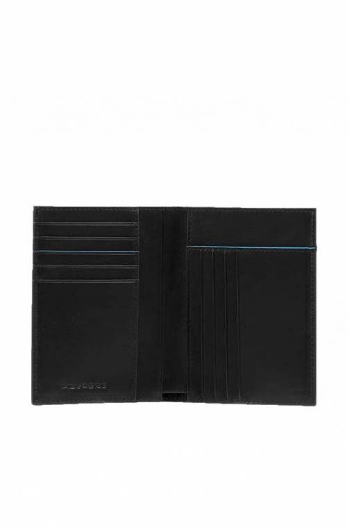 PIQUADRO Wallet B2 Revamp Male Leather Black - PU1393B2VR-N