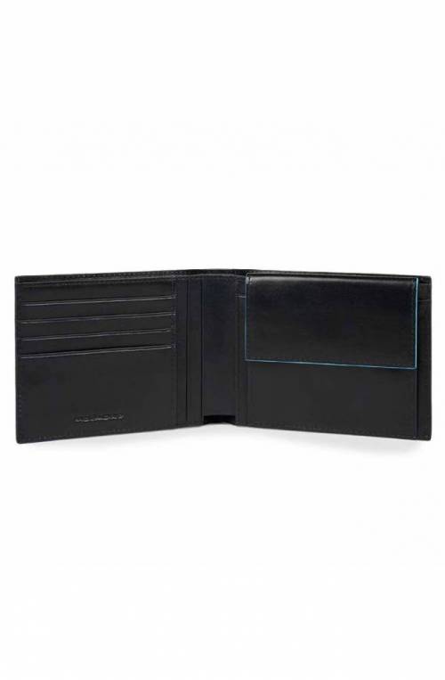 PIQUADRO Wallet B2 Revamp Male Leather Black - PU257B2VR-N