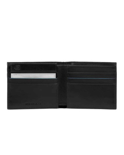 PIQUADRO Wallet B2 Revamp Male Leather Black - PU3891B2VR-N