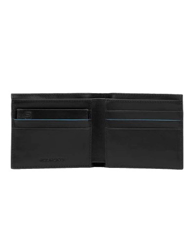 PIQUADRO Wallet B2 Revamp Male Leather Black - PU3891B2VR-N
