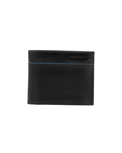 PIQUADRO Wallet B2 Revamp Male Leather Black - PU3891B2VR-N