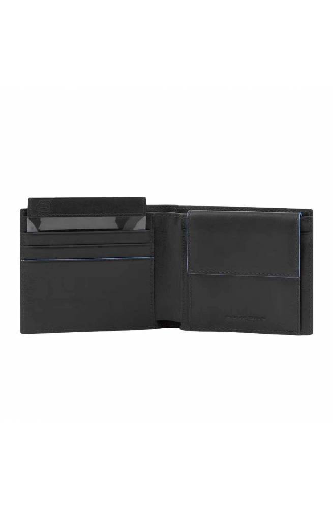 Portafoglio PIQUADRO B2 Revamp Uomo Pelle Nero - PU4188B2VR-N