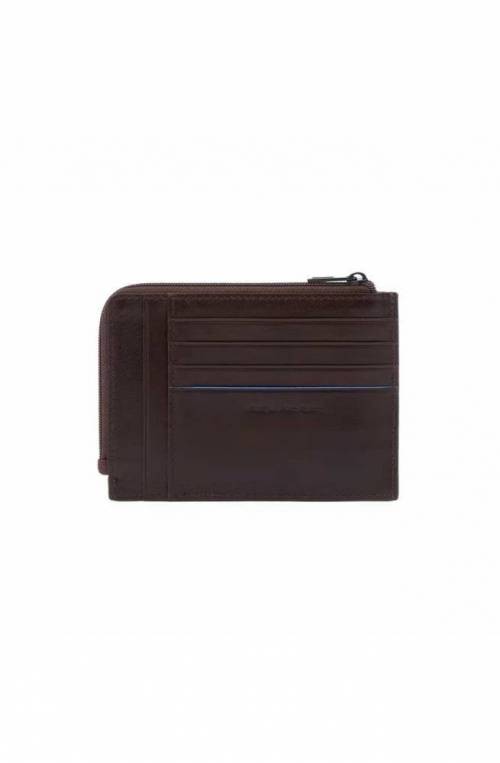PIQUADRO Münzgeldbeutel B2 Revamp Herren Leder Braun - PU1243B2VR-MO