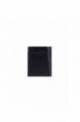 PIQUADRO Wallet Blue Square Male Leather Black - PP4249B2V-N