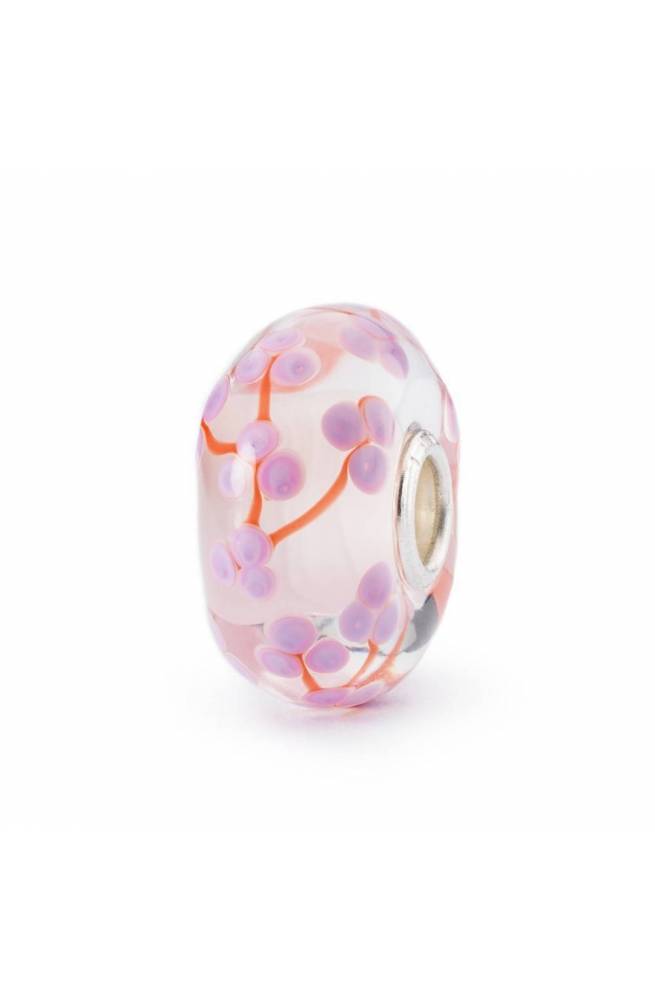 Trollbeads Peach flowers TGLBE-20352