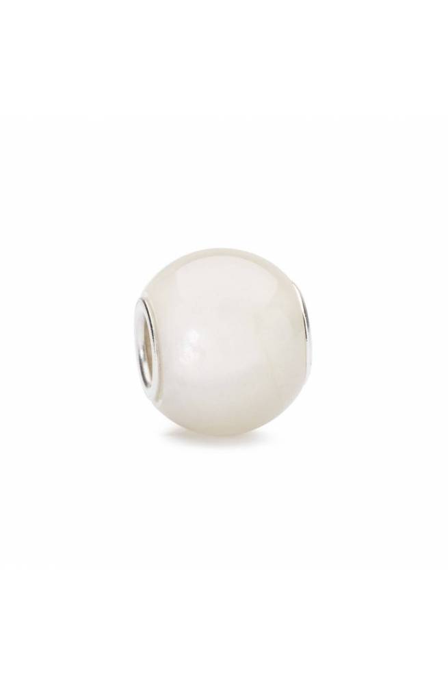 Trollbeads Round White Moonstone TSTBE-00017