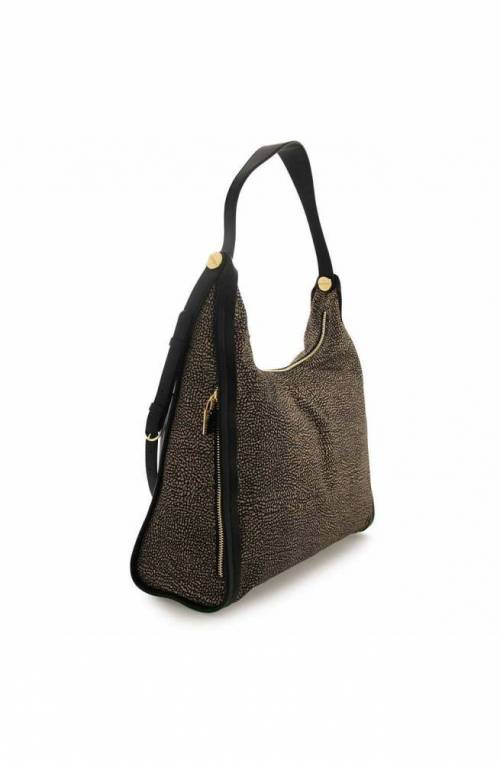 BORBONESE Tasche Damen Natuerlich, Schwarz - 924179-AH1-X11