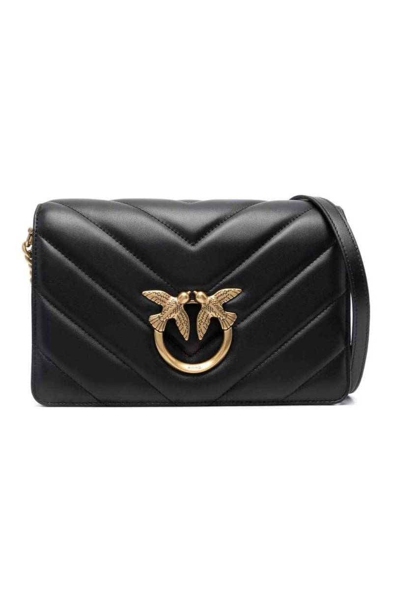 PINKO Bolsa LOVE CLICK Mujer Cuero Negro - 100063-A136-Z99Q - PoppinsBags