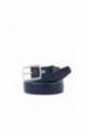 PIQUADRO Belt Blue Square Male Leather Adjustable Blue - CU5920B2-BLU2