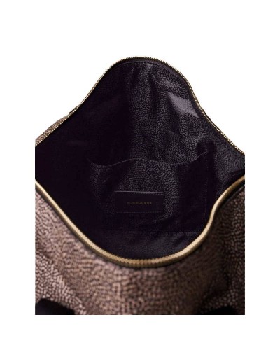 BORBONESE Bolsa Mujer Natural, Negro - 934132-I15-X11