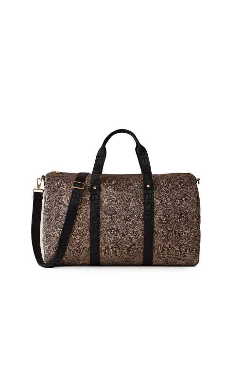 BORBONESE Bolsa Mujer Natural, Negro - 934132-I15-X11