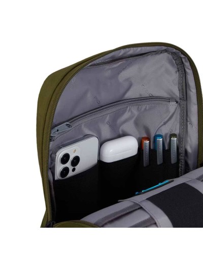 PIQUADRO Mochila P16 Unisex Negro - CA6232P16S2-N