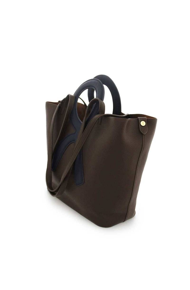 Shopper Tote Bag in Marrone for Women