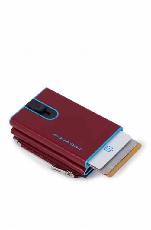 Portafoglio PIQUADRO Blue Square Pelle rosso - PP5585B2BLR-R
