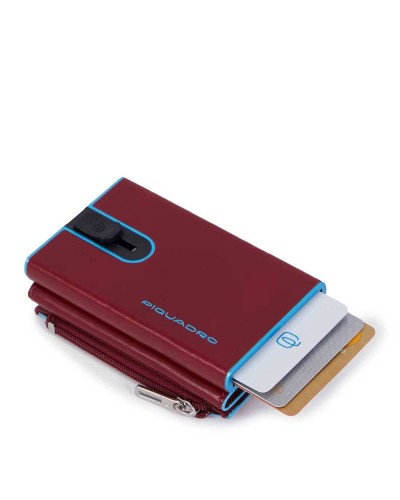 PIQUADRO Geldbörse Blue Square Leder rot - PP5585B2BLR-R