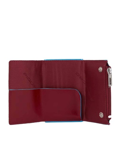 PIQUADRO Geldbörse Blue Square Leder rot - PP5585B2BLR-R