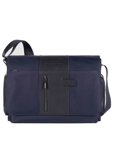 PIQUADRO Bolsa Brief 2 Messenger Azul - CA1592BR2-BLU