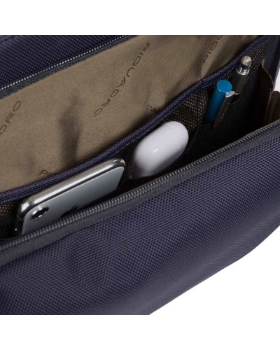 PIQUADRO Bolsa Brief 2 Messenger Azul - CA1592BR2-BLU