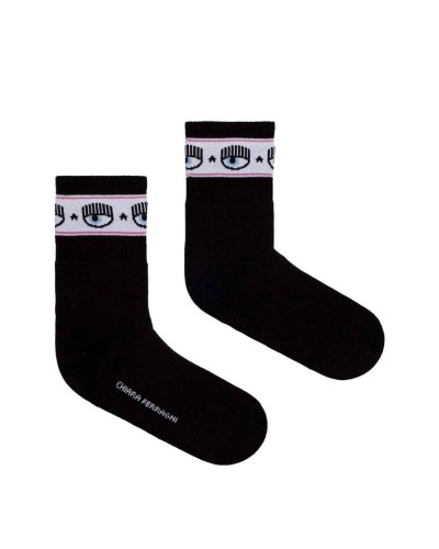 Chiara Ferragni Socks Female Black- 75SB0J21ZG043899-35