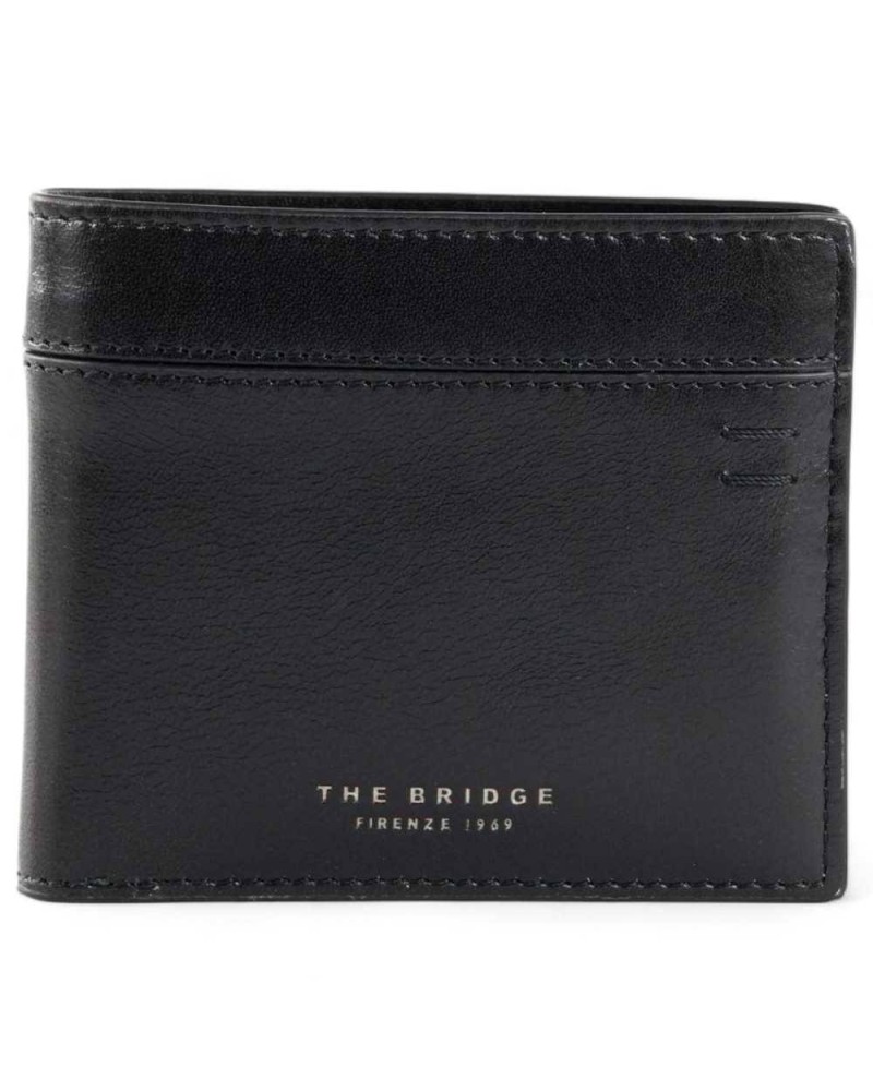 The Bridge Cartera Hombre Cuero Negro | PoppinsBags