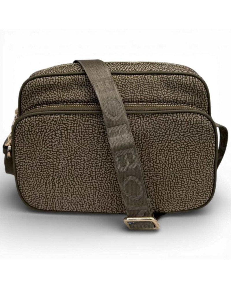 Borsa BORBONESE Camera Case Medium Olive | PoppinsBags