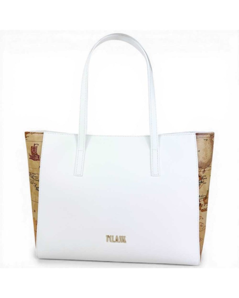 Alviero Martini 1 Classe Monogram Shopping Bag Women White